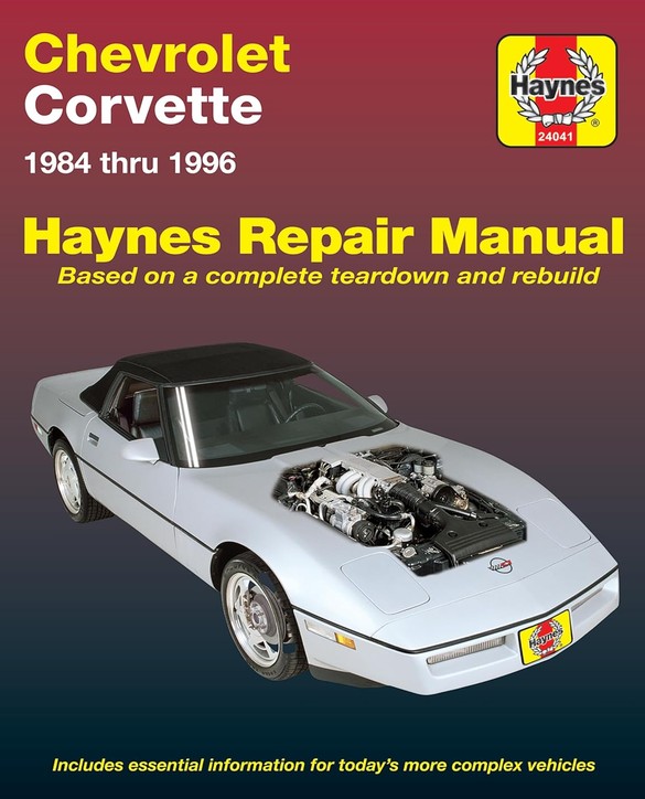 
Chevrolet Corvette (1984-1996) Haynes Repair Manual (Does Not Include Information Specific to ZR-1 Models)