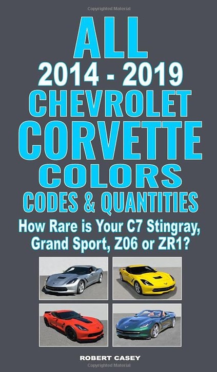 All 2014-2019 Chevrolet Corvette Colors, Codes & Quantities: How Rare is Your C7 Stingray, Grand Sport, Z06, or ZR1? )